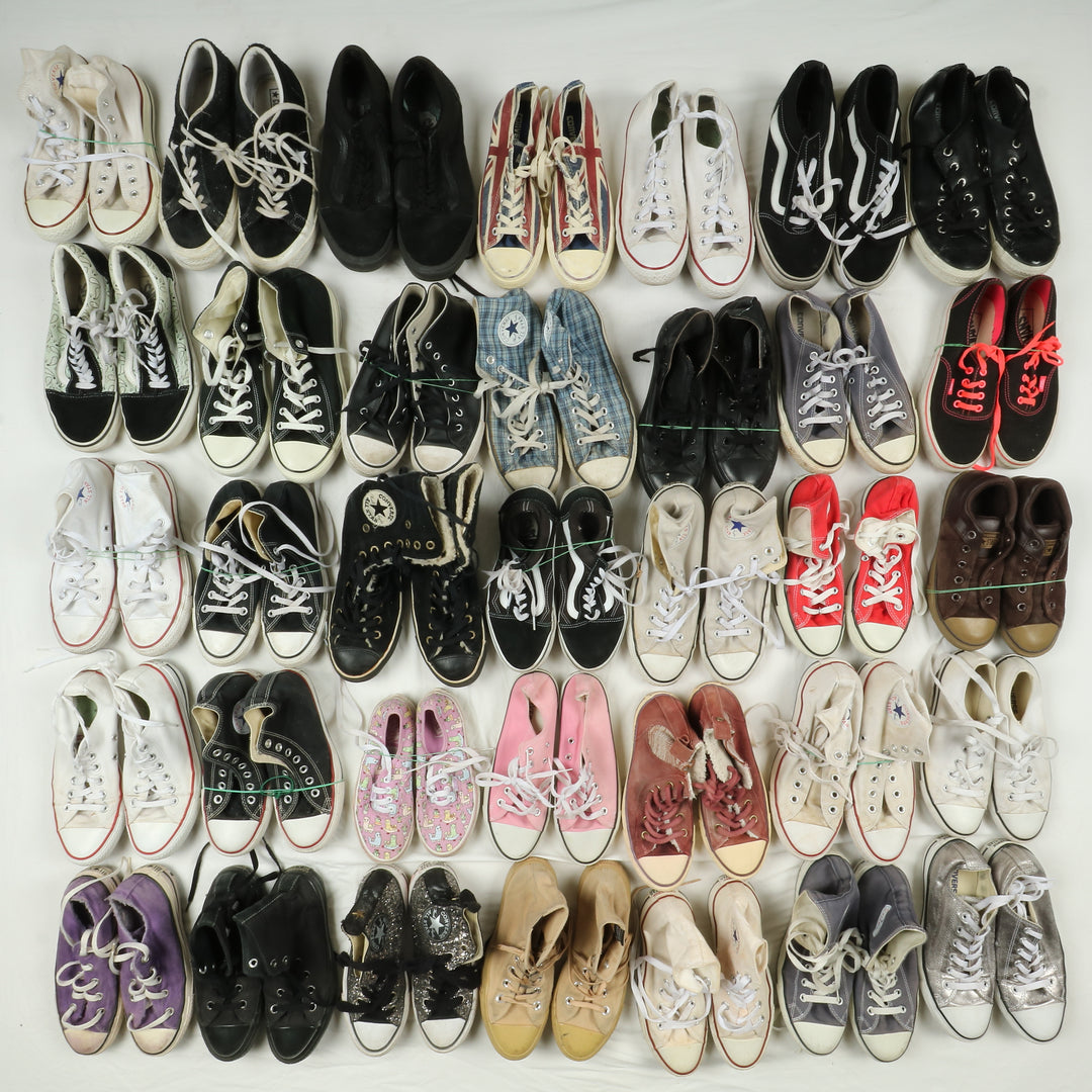 Stock Converse all star e Vans box da 42pz alte basse vintage