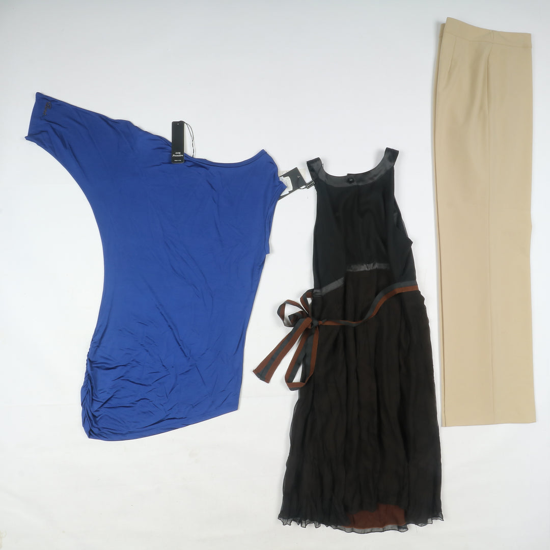 Abbigliamento misto donna made in Italy deadstock 78pz pantaloni, Canicie, Gonne...