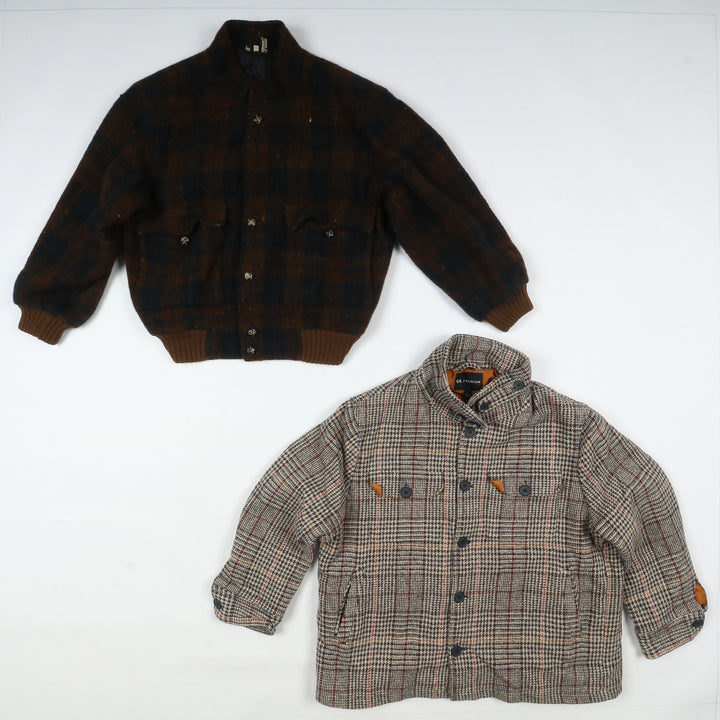 Giacche vintage no brand Uomo e Donna 20 pz stock giubbini