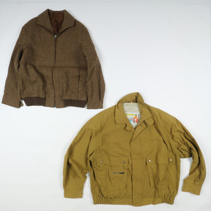 Giacche vintage no brand Uomo e Donna 20 pz stock giubbini