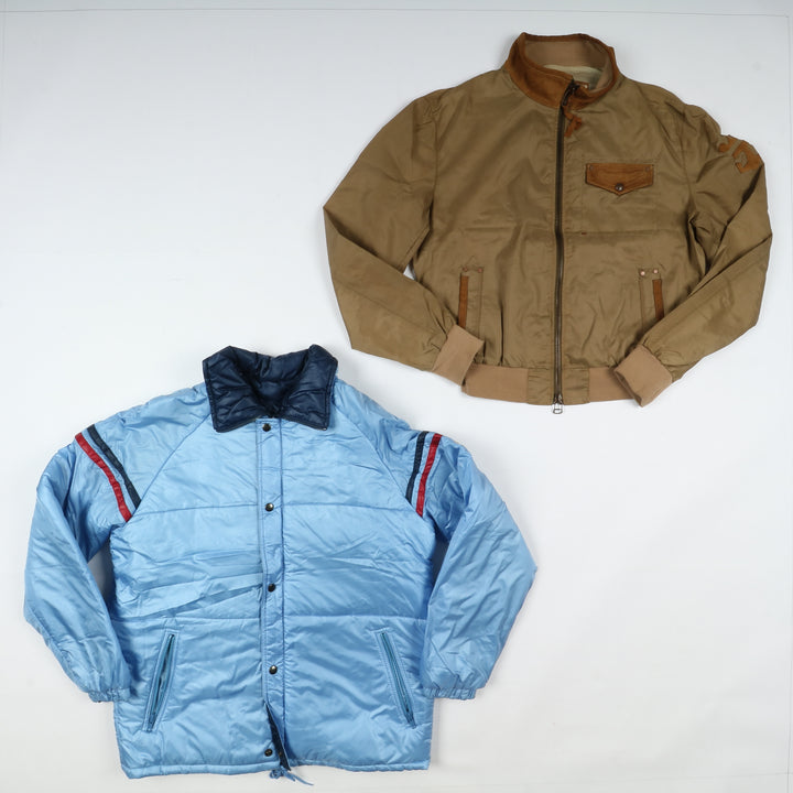 Giacche vintage no brand Uomo e Donna 20 pz stock giubbini