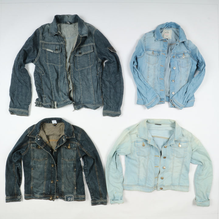 Giacche giubbini jeans denim da bambino bambina stock da 40pz