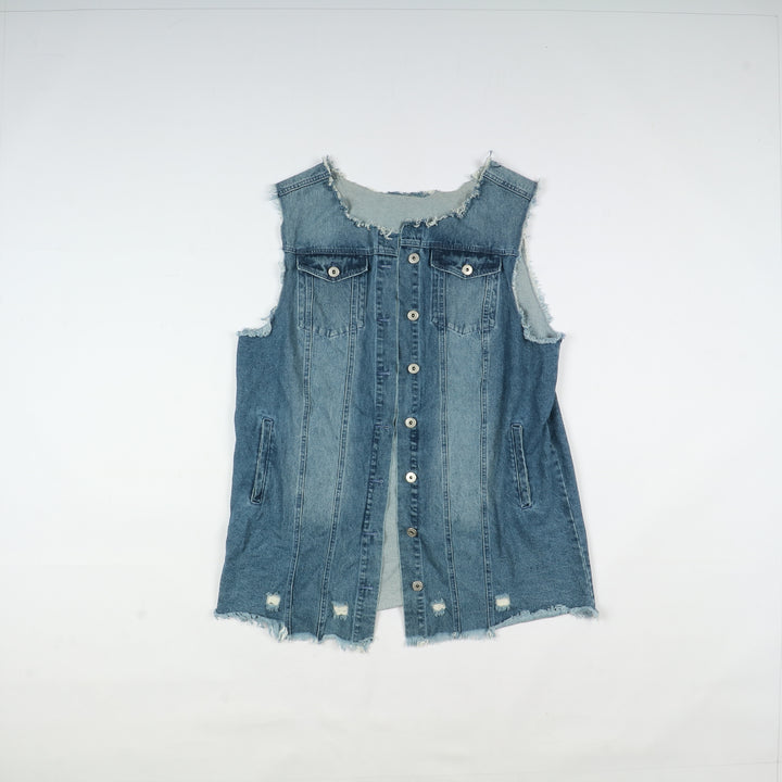 Trench e vistiti in jeans denim vintage uomo donna 9pz