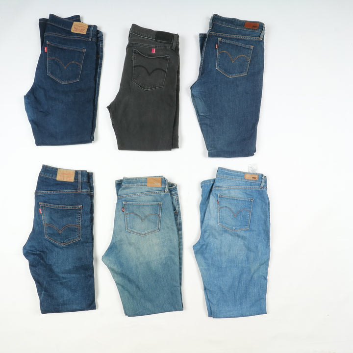 Levi's donna Skinny fit lotto da 37pz Levis vintage jeans