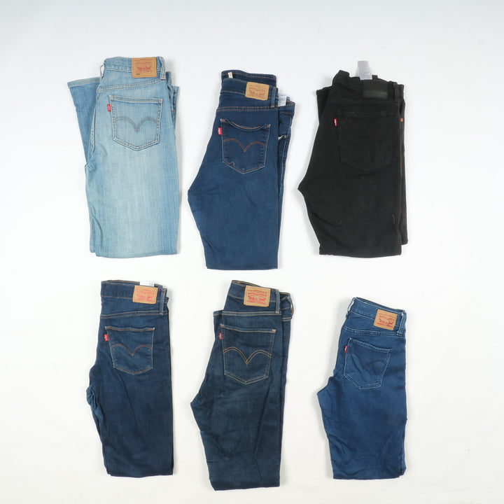 Levi's donna Skinny fit lotto da 37pz Levis vintage jeans