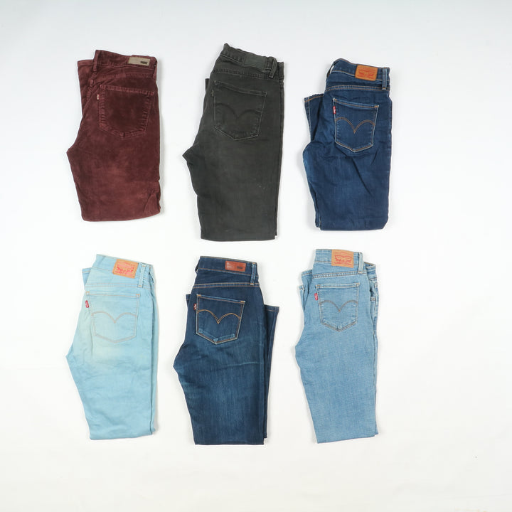 Levi's donna Skinny fit lotto da 37pz Levis vintage jeans