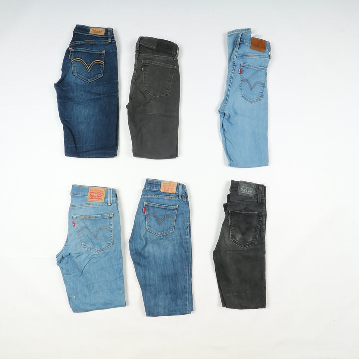 Levi's donna Skinny fit lotto da 37pz Levis vintage jeans