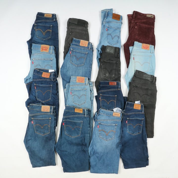 Levi's donna Skinny fit lotto da 37pz Levis vintage jeans