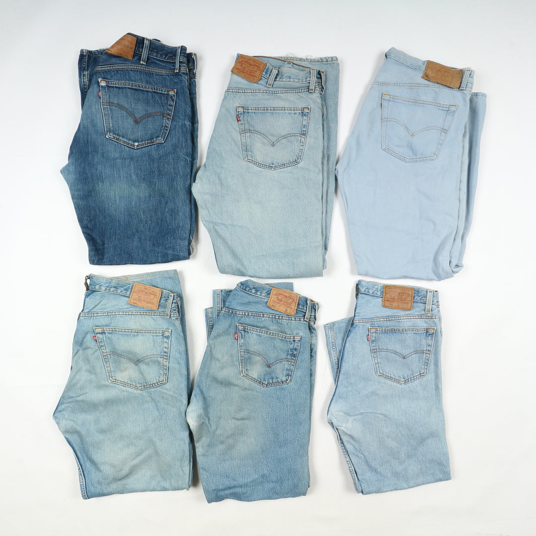 Levi's Made in USA anni 80 lotto da 37pz Levis vintage jeans