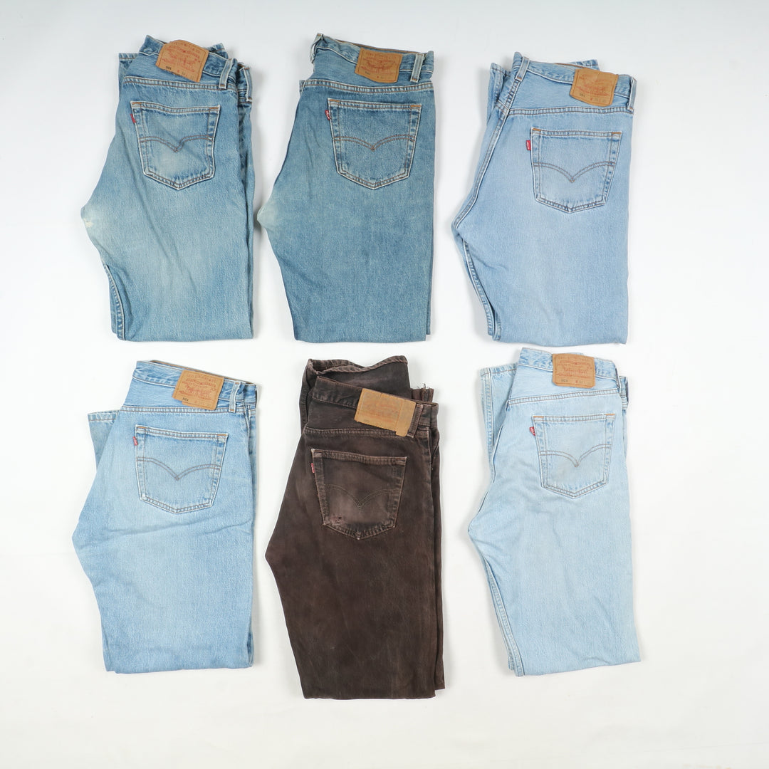 Levi's Made in USA anni 80 lotto da 37pz Levis vintage jeans