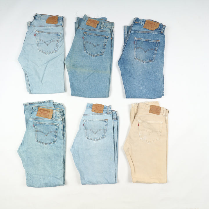 Levi's Made in USA anni 80 lotto da 37pz Levis vintage jeans