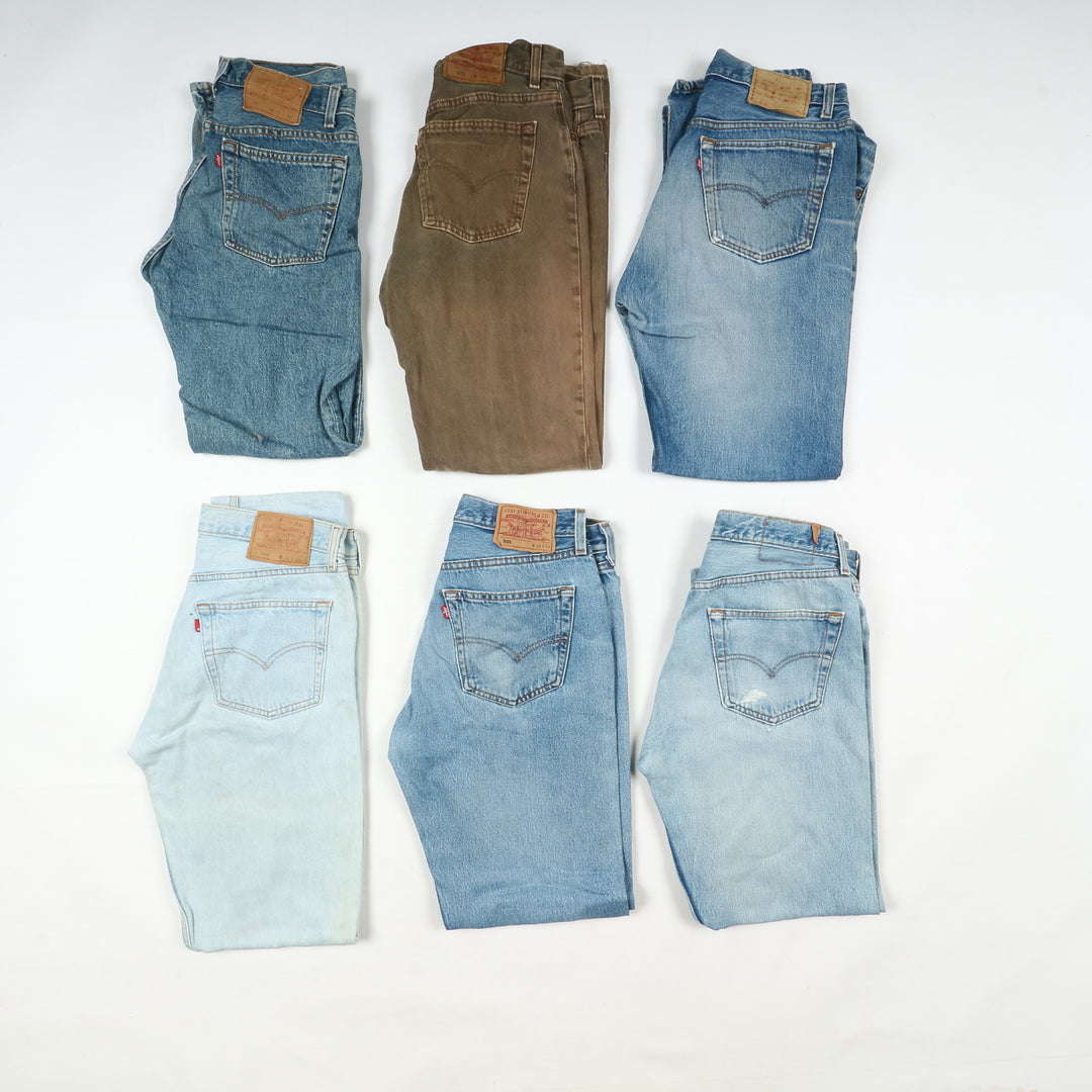 Levi's Made in USA anni 80 lotto da 37pz Levis vintage jeans
