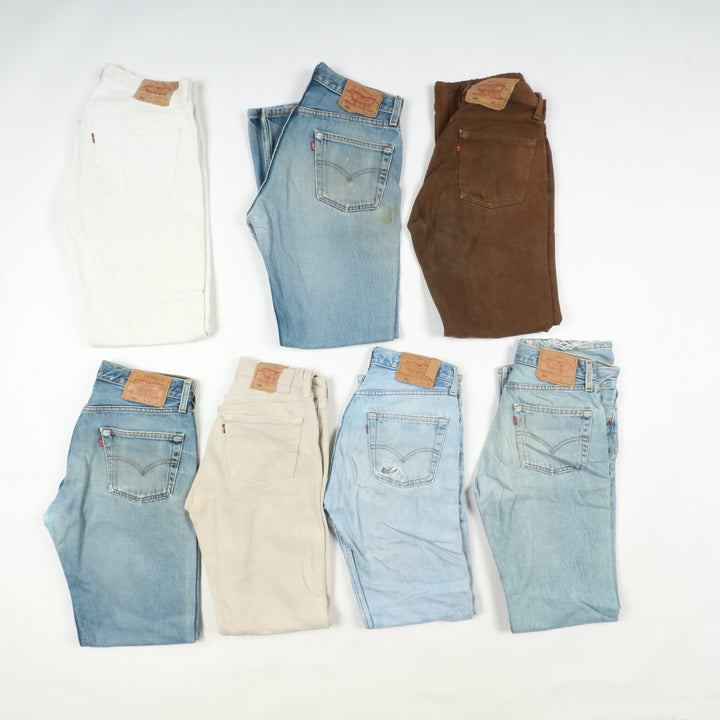 Levi's Made in USA anni 80 lotto da 37pz Levis vintage jeans