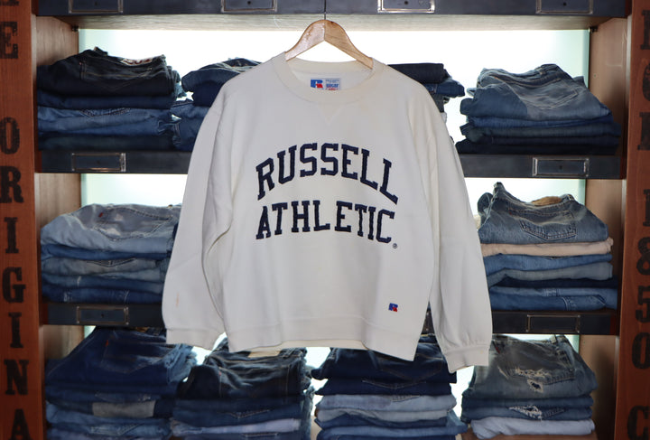 Russel Athletic vintage Bianca taglia S