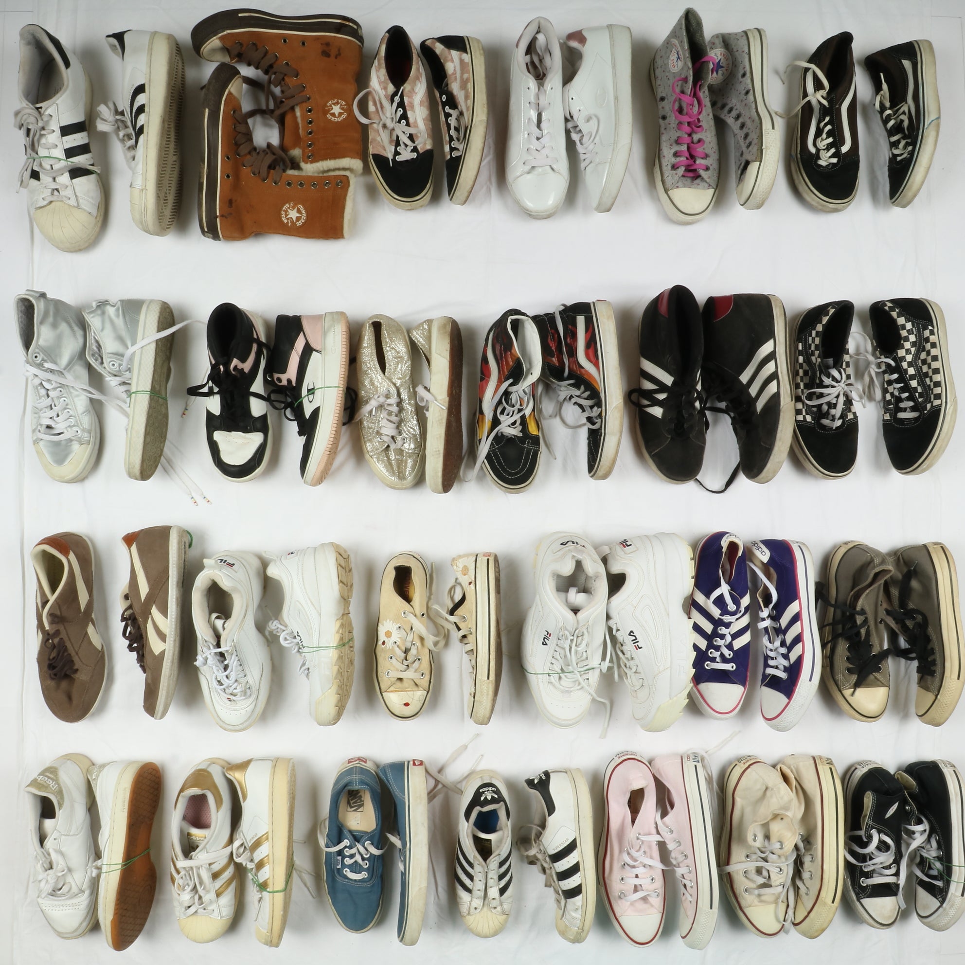 Box 29pz scarpe sportive sneakers vintage uomo e donna Grado A B Vintage Clothing