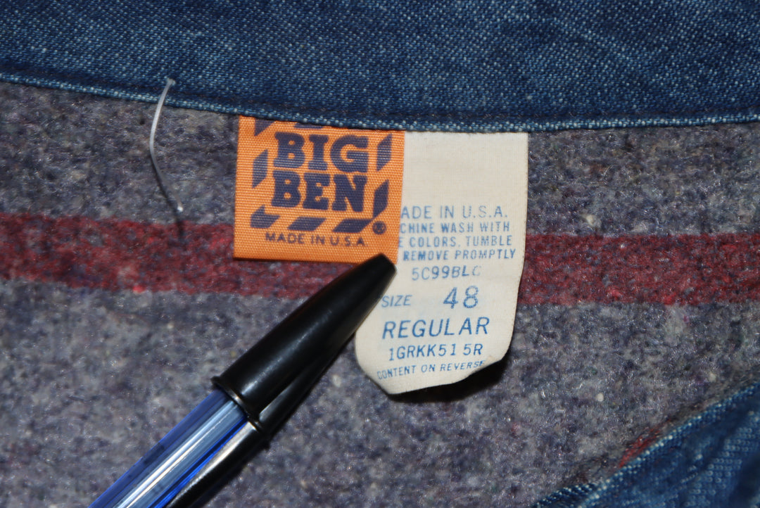 BIG BEN made in USA denim vintage work jacket Taglia 48