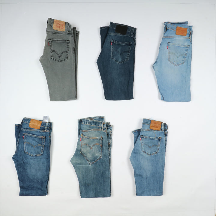 Levi's jeans denim slim e skinny uomo donna stock da 46 pz - Levis 511, 510, 504....