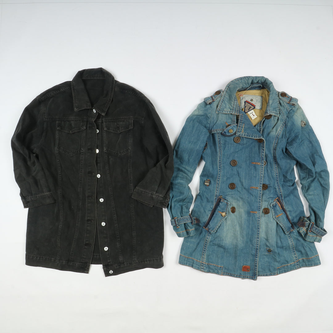 Giacche e Trench jeans vintage uomo donna 15pz anni 80/90/2000