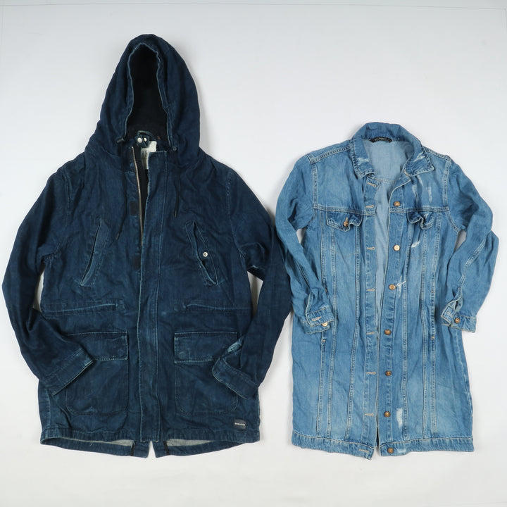 Giacche e Trench jeans vintage uomo donna 15pz anni 80/90/2000