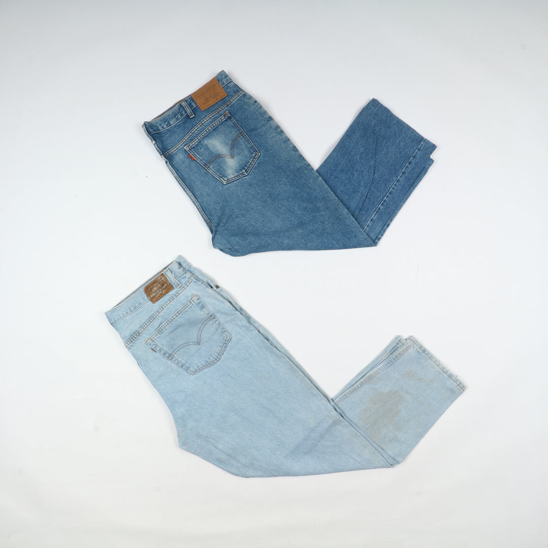 Levi's Orange Tab made in USA, colorati e denim, Grado B, stock da 32pz