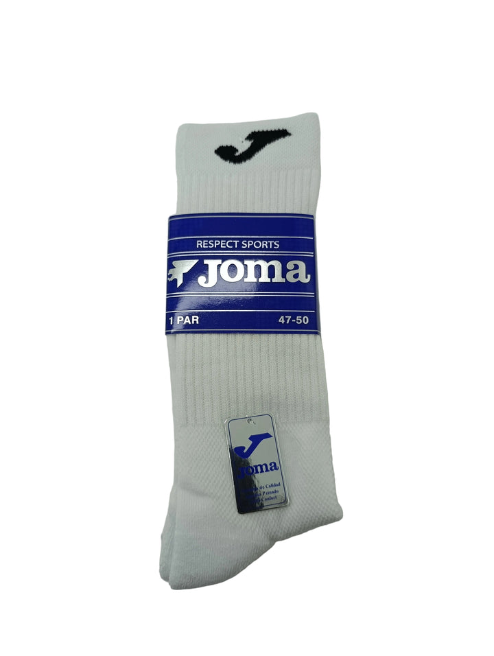 Joma Large Sock White nuove TG 47-50 Box da 12 paia Bianco