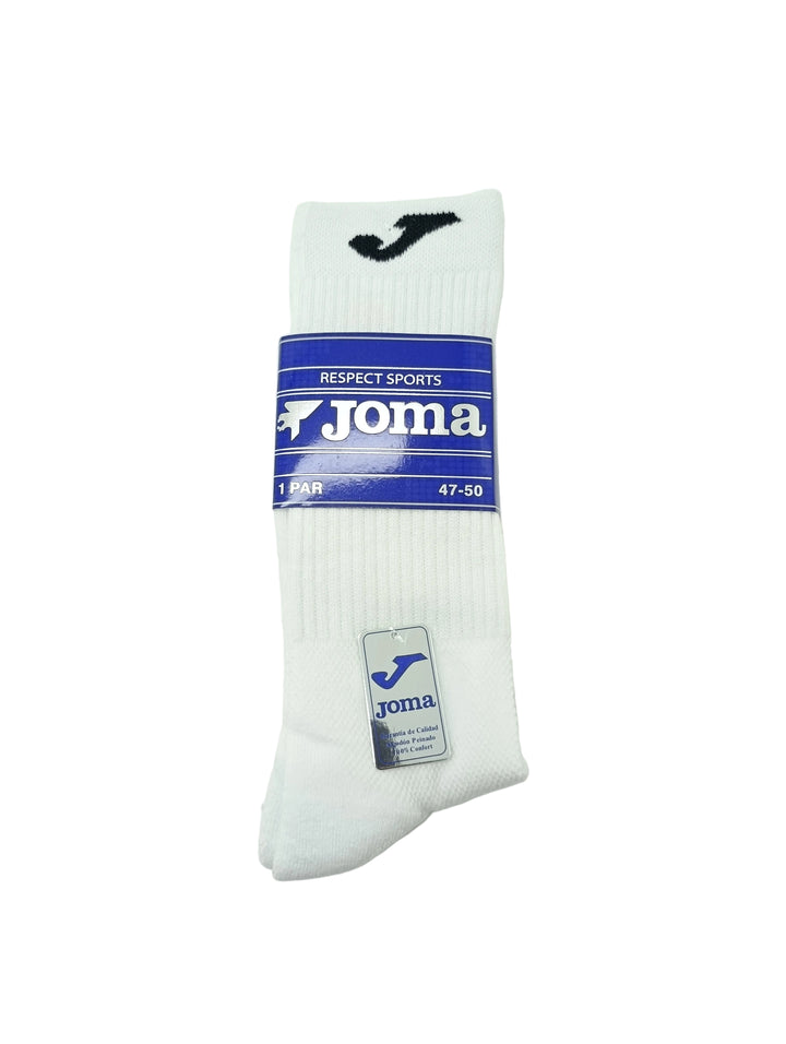 Joma Large Sock White nuove TG 47-50 Box da 12 paia Bianco