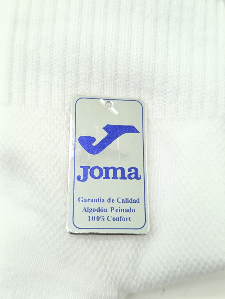 Joma Large Sock White nuove TG 47-50 Box da 12 paia Bianco