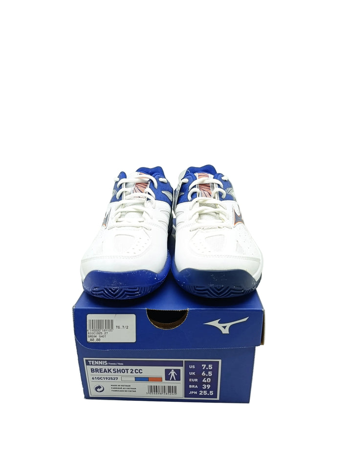 Mizuno Breakshot 2cc nuove scarpe Eur 40 US 7.5 UK 6.5