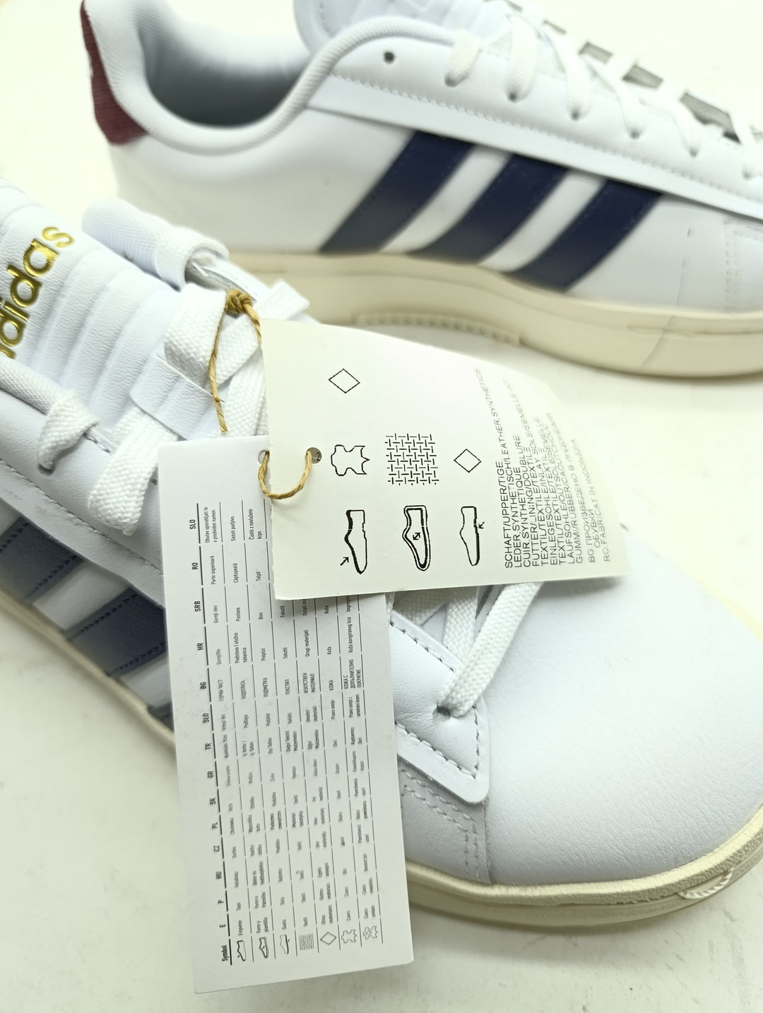 Adidas Grand Court Alpha scarpe nuove Eur 45.5 US 8 UK 7.5