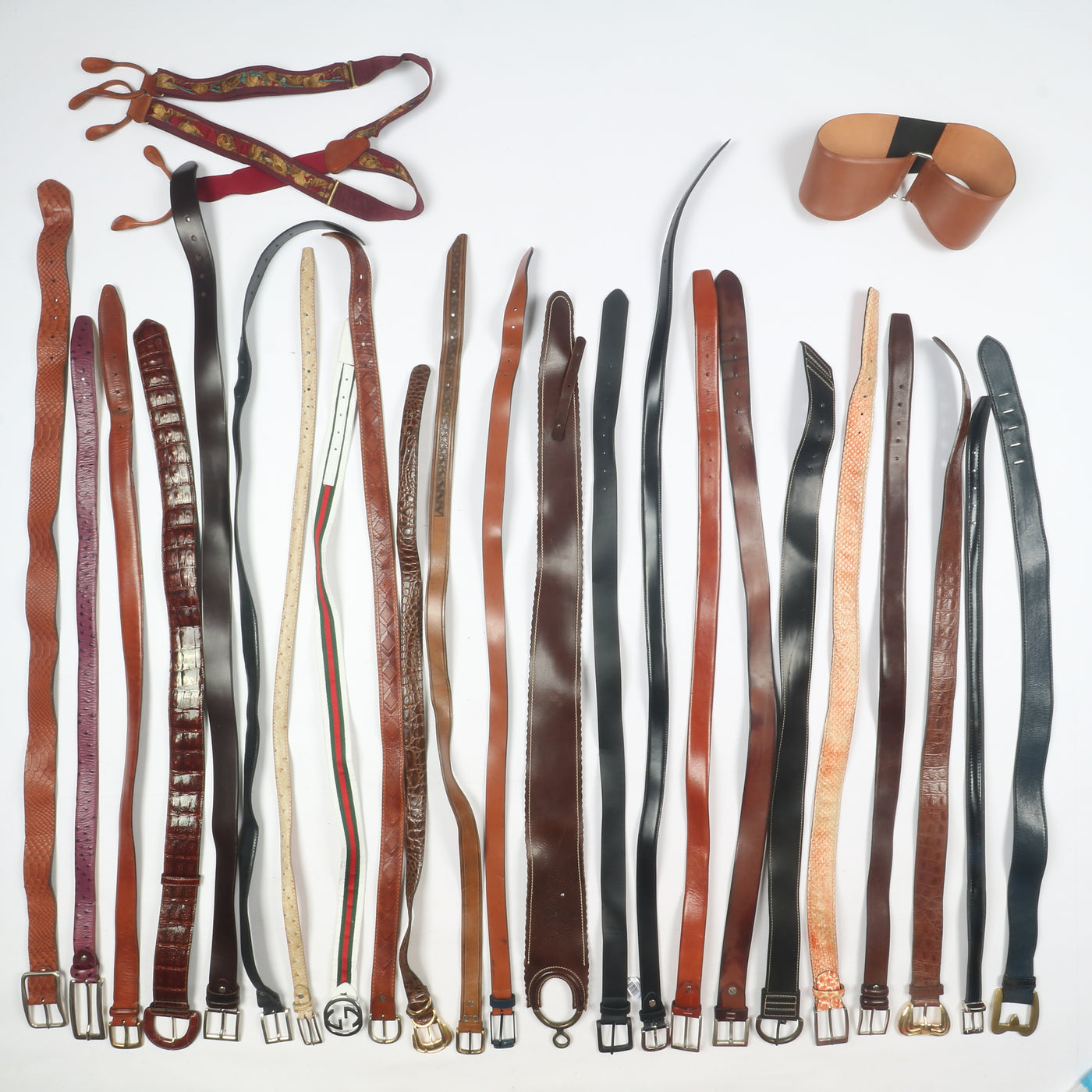 Stock lotto Cinture vintage 25 kg misto uomo donna