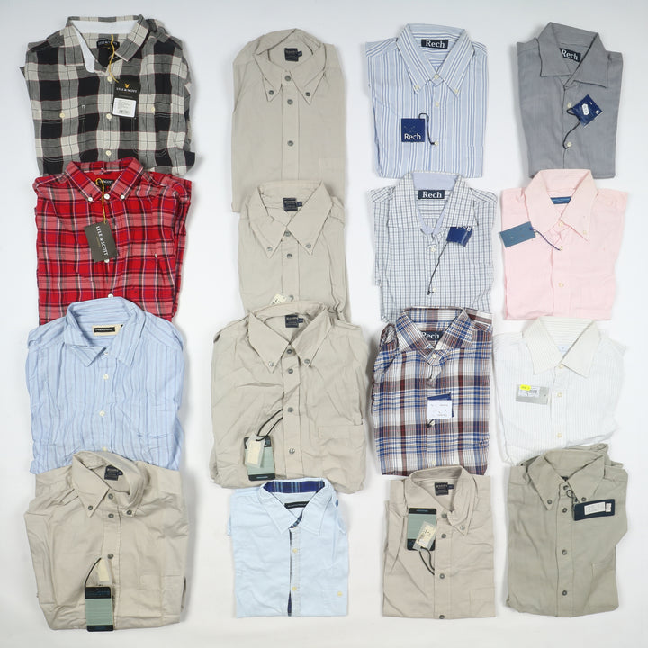Stock camicie nuove Steve Alan, Abercombie, Massimo Rebecchi box 93pz deadstock