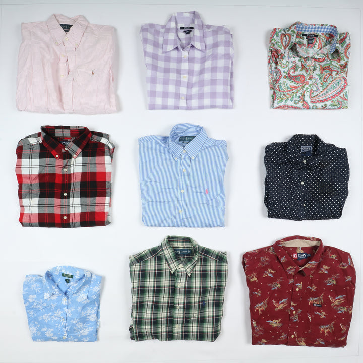 Tommy Hifiger, Ralph Lauren e CHAPS Box da 52pz Camicie vintage