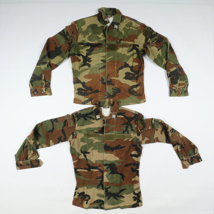 Stock 27pz Abbigliamento militare e civile mimetico, verde e camouflage