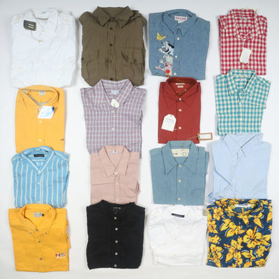 Stock camicie nuove Steve Alan, Fred Perry, Broke, Replay.... 93pz deadstock