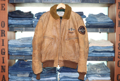 Charro U.S.A.A.T.  - EQUIPMENT made in usa giacca in pelle modello aviatore pilota