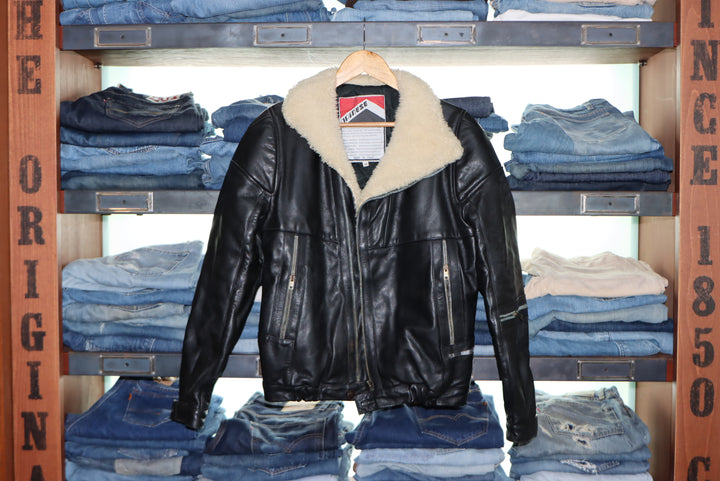 Dainese giacca da moto vintage in pelle made in Italy taglia 48