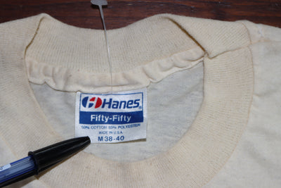 Hanes fifty fifty Made in USA Taglia M 38-40 vintage vermont lawn moower