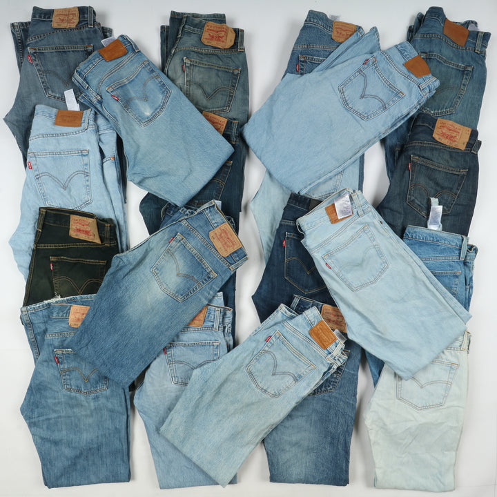 Levi's 501 Grado A+B, stock da 40pz denim e nero Donna