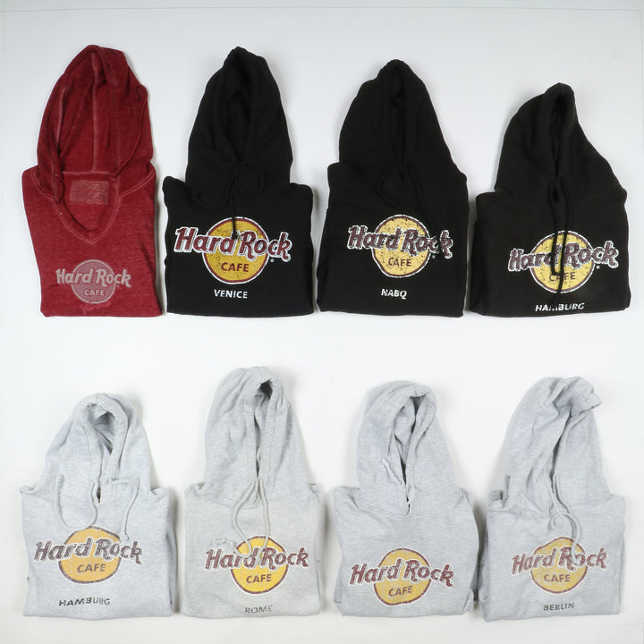 Hard Rock T-shirt, polo e felpe vintage box da 71pz Levi's uomo e donna Stock