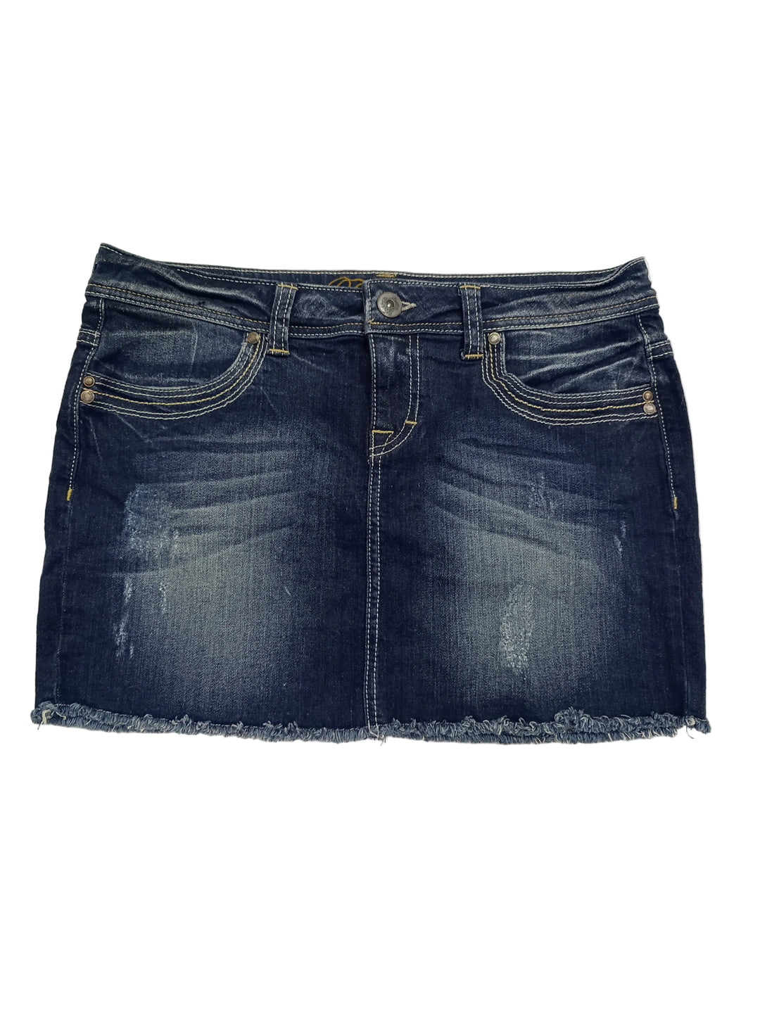 Fishbone minigonna donna Taglia M y2k vintage mini skirt denim