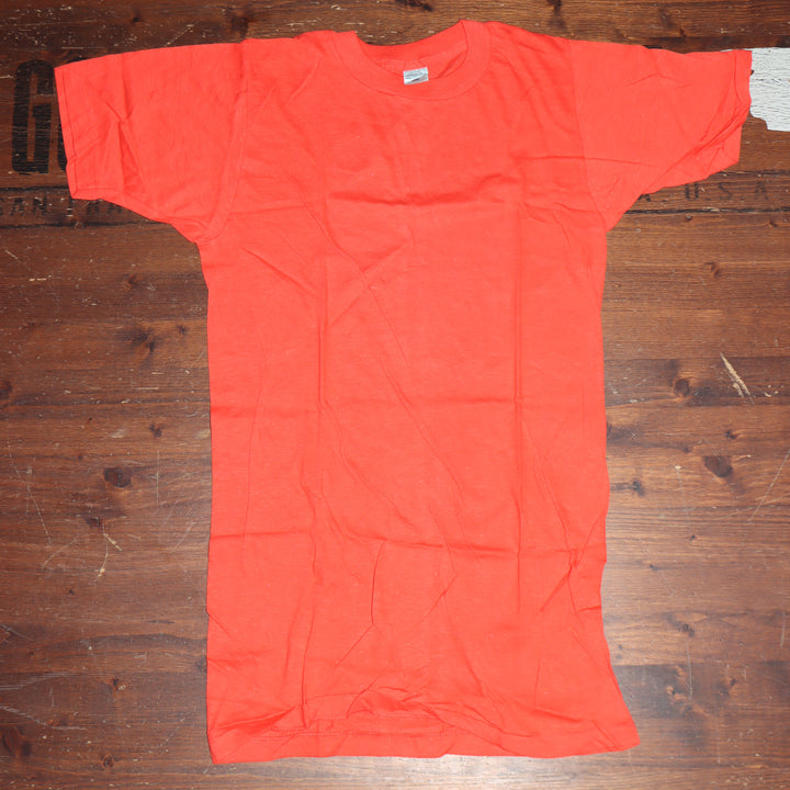 Fruit Of The Loom made in USA T-shirt Taglia S vintage mezza manica nuova deadstock