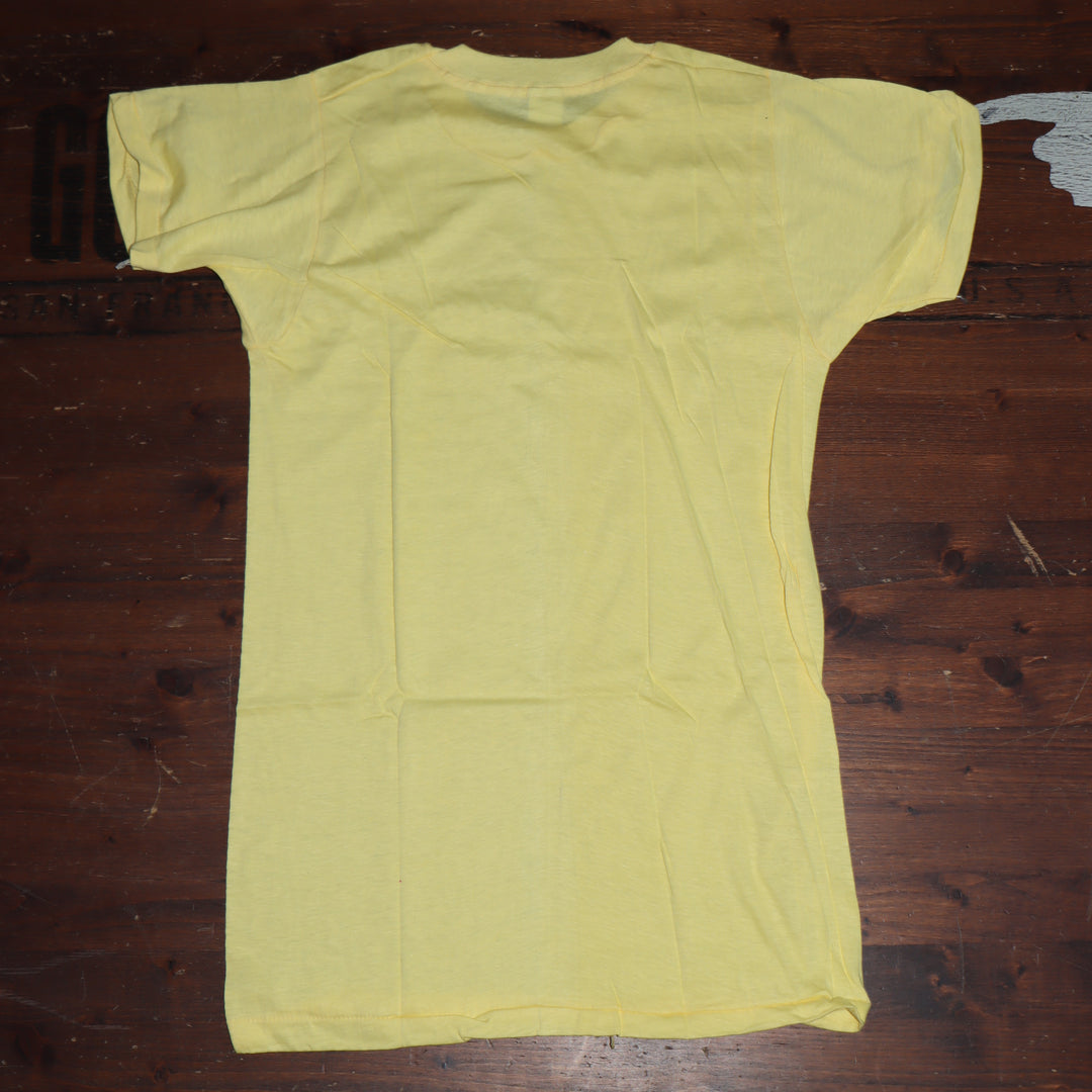Fruit Of The Loom made in USA T-shirt Taglia M vintage mezza manica nuova deadstock