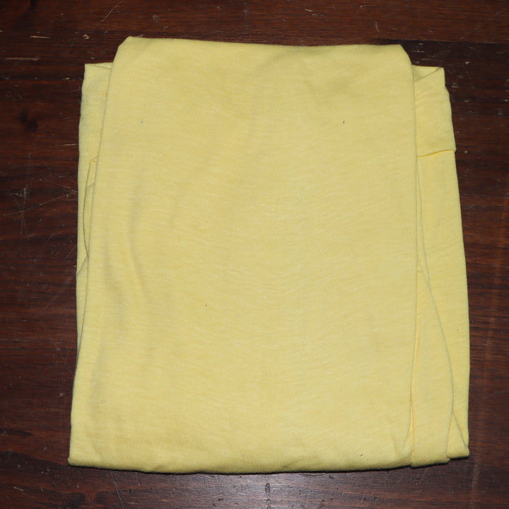 Fruit Of The Loom made in USA T-shirt Taglia M vintage mezza manica nuova deadstock