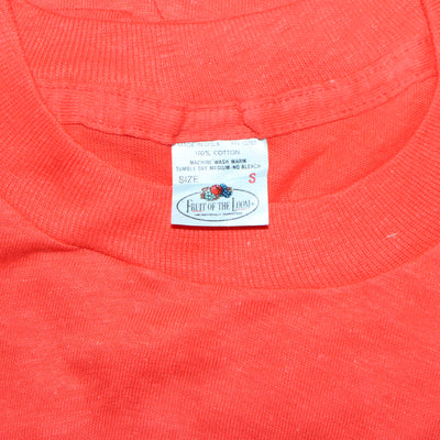 Fruit Of The Loom made in USA T-shirt Taglia S vintage mezza manica nuova deadstock