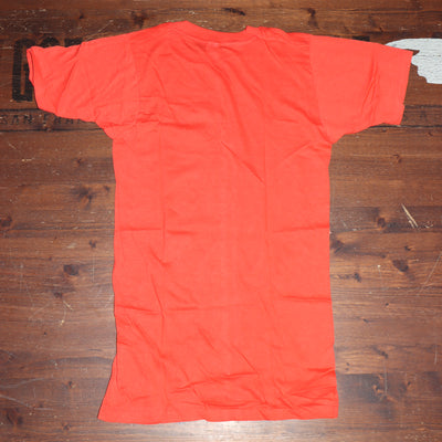 Fruit Of The Loom made in USA T-shirt Taglia S vintage mezza manica nuova deadstock