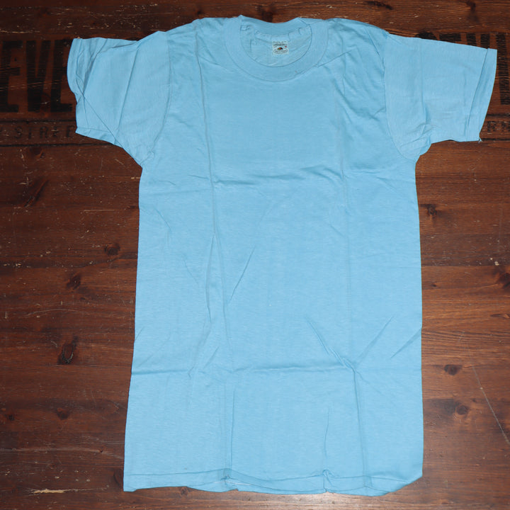 Fruit Of The Loom made in USA T-shirt Taglia M vintage mezza manica nuova deadstock