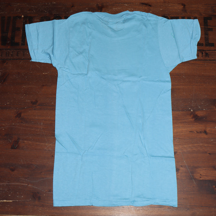 Fruit Of The Loom made in USA T-shirt Taglia M vintage mezza manica nuova deadstock