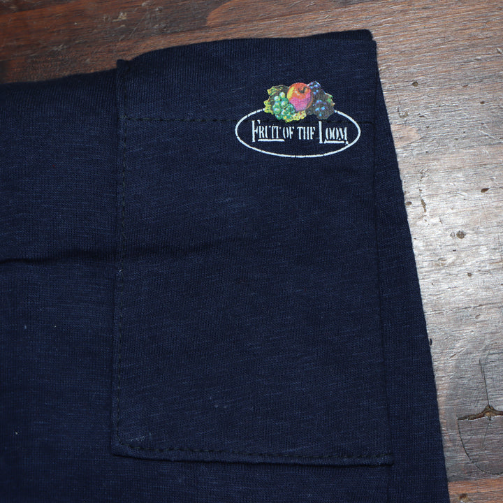 Fruit Of The Loom made in USA T-shirt Taglia M vintage mezza manica nuova deadstock