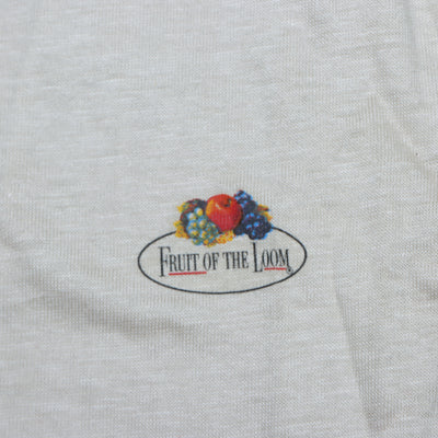 Fruit Of The Loom made in USA T-shirt Taglia L vintage mezza manica nuova deadstock