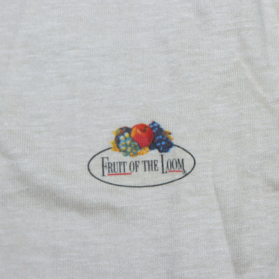 Fruit Of The Loom made in USA T-shirt Taglia L vintage mezza manica nuova deadstock